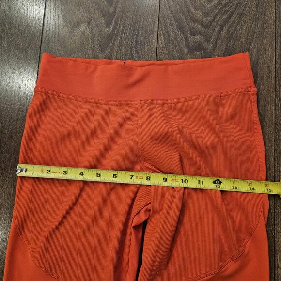 Adidas by Stella McCartney Women's Orange Athletic Leggings Gym Exercise Size S - Picture 10 of 17